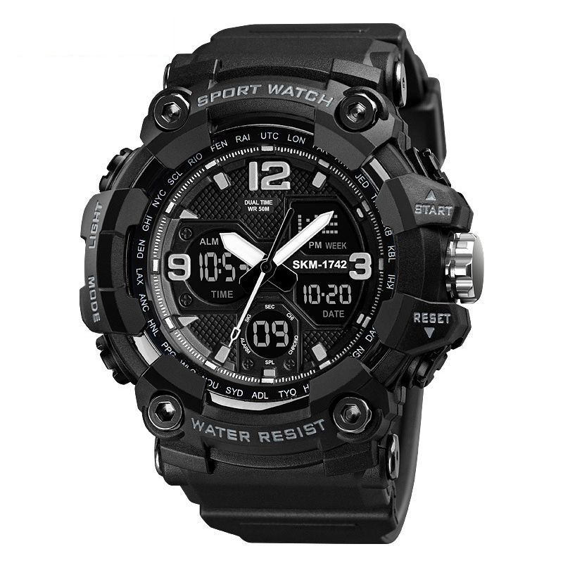 Reloj Electrónico Deportivo Impermeable Y A Prueba De Golpes