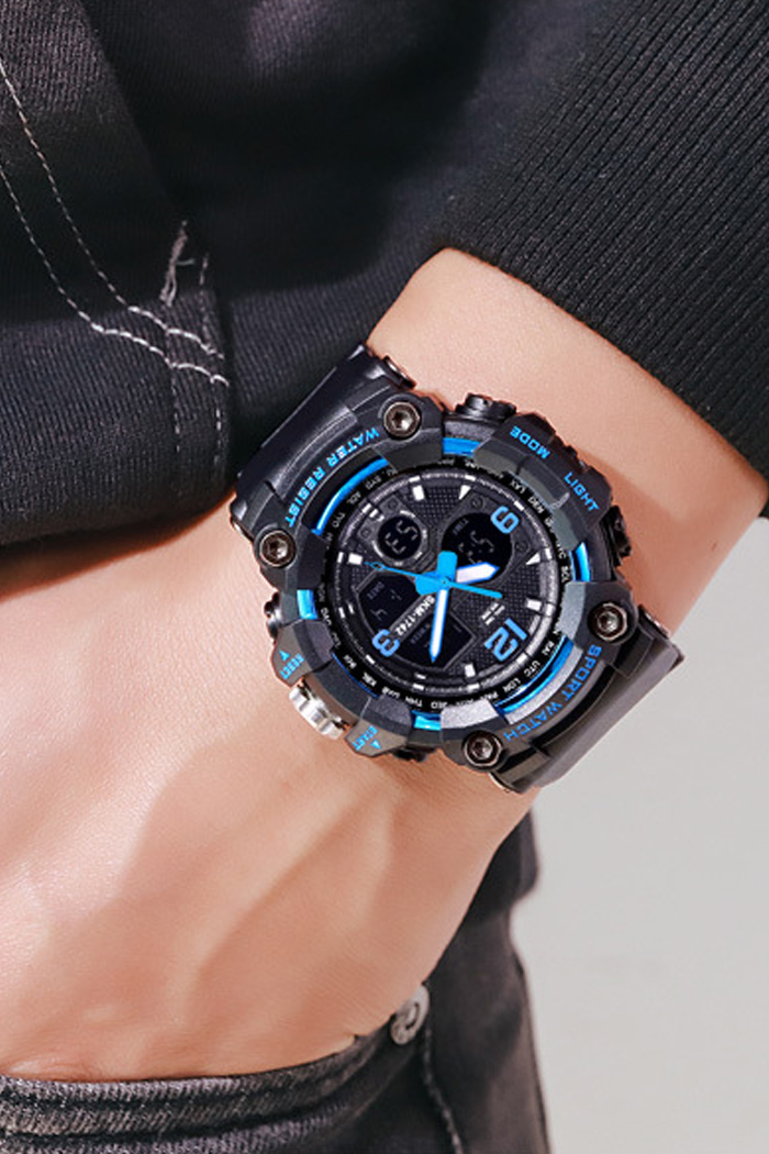 Reloj Electrónico Deportivo Impermeable Y A Prueba De Golpes